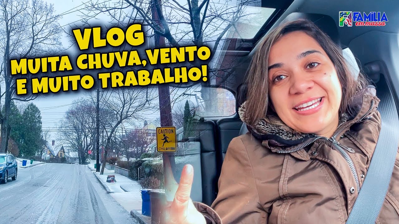 VLOG! /  Por Aqui Muita Chuva, Ventos e Muito Trabalho 😊