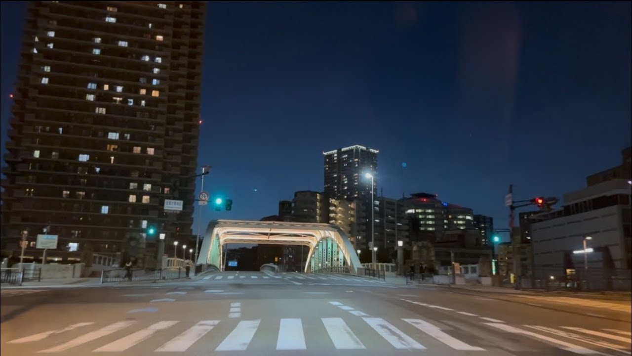 【大阪夜景ドライブ】 Lofl Beatsで楽しむ大阪市夜景 | Night Cruising in Osaka City 🌙 #study #work #lofimusic