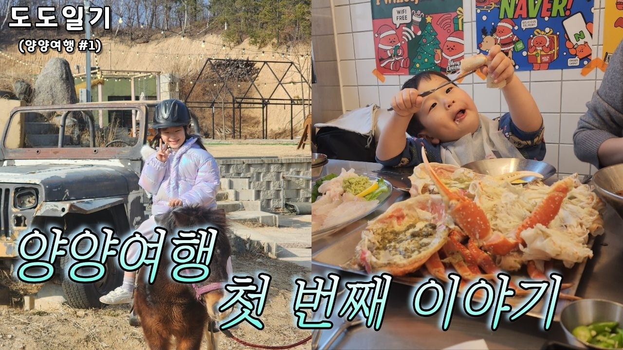양양으로 출발~! 과연 도도남매의 여행은? 1편 #14