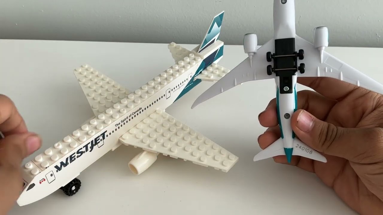 Comparing 2 model airplanes
