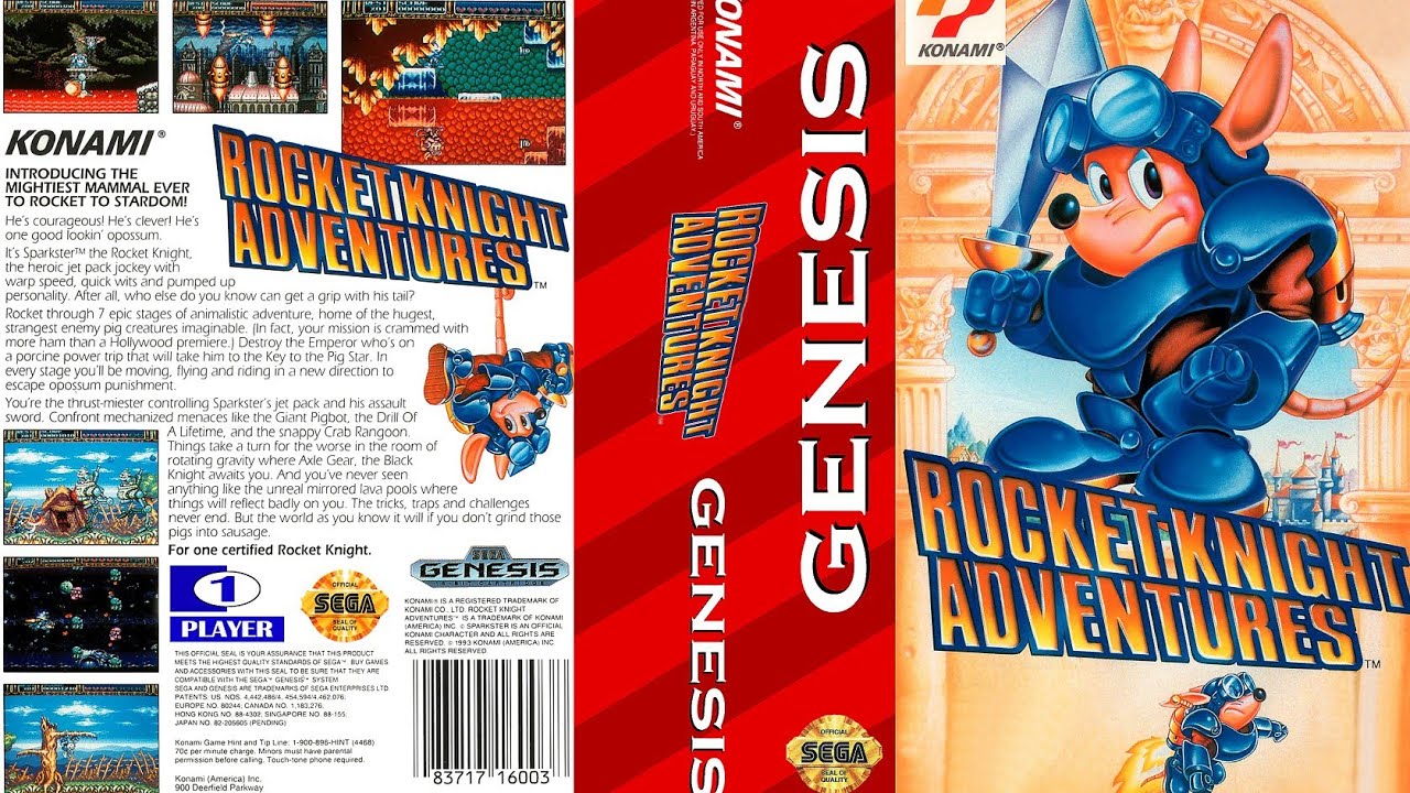 Rocket Knight Adventures: Megadrive