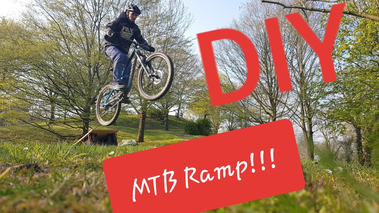 Build a MTB Ramp Mountain Bike portable Hopper Kicker DIY