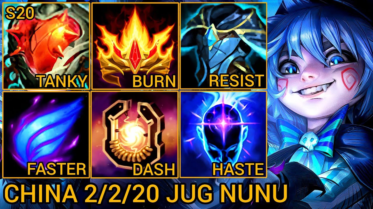 S20 NUNU & WILLUMP Explodes Health Bars - China Wild Rift New Build & Runes By Tiarty