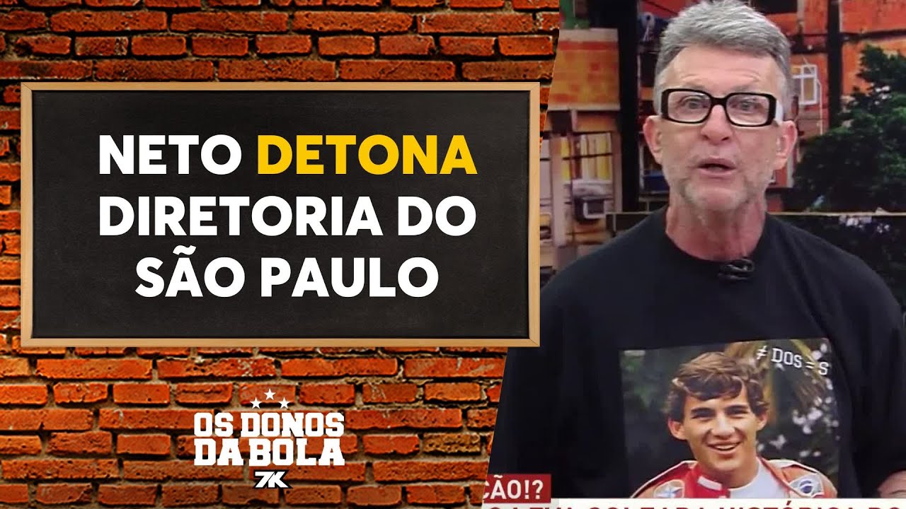Craque Neto detona diretoria do São Paulo após goleada contra o Fluminense