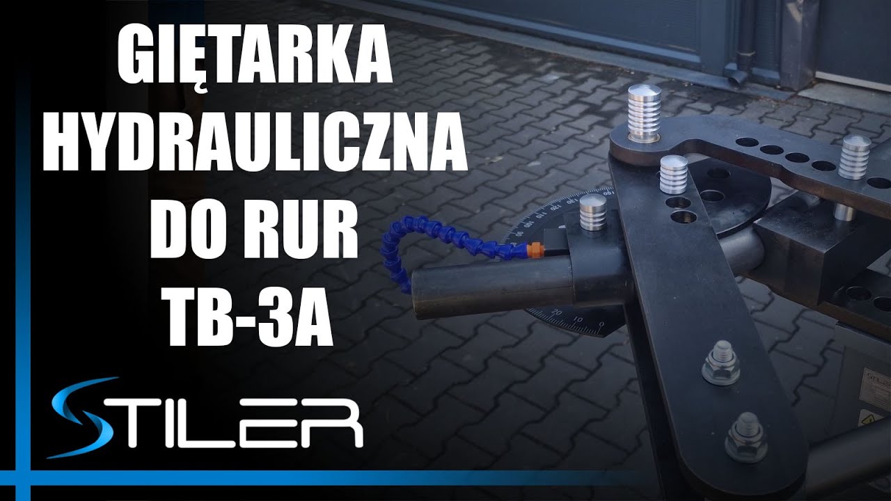 GIĘTARKA HYDRAULICZNA STILER 10-50,8 MM TB-3A, GIĘCIE RURY TEST