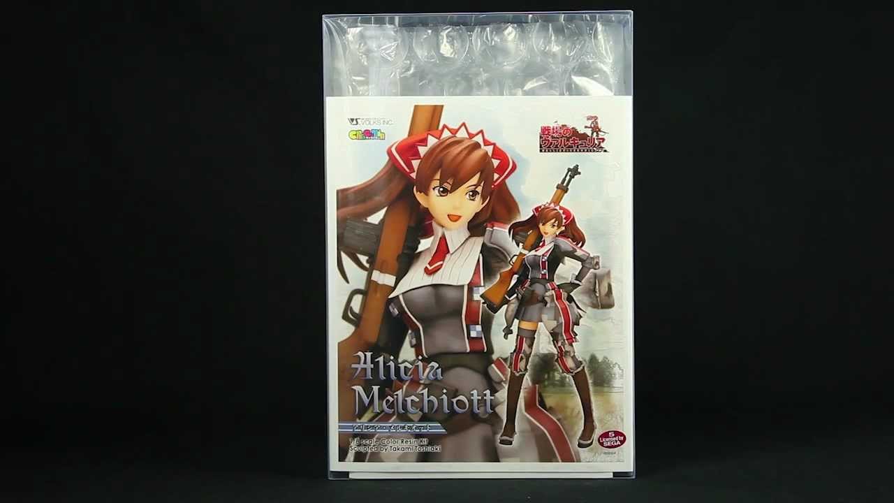 Volks 1/8 Alicia Melchiott resin colour model sort of unboxing