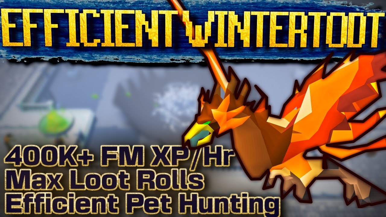 Efficient Wintertodt in under 5 minutes || Up to 400k Xp/hr ||  Best XP and points
