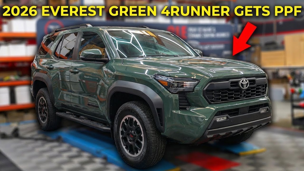 EVEREST GREEN 4RUNNER GETS PPF AND CERAMIC COATING PROTECTION