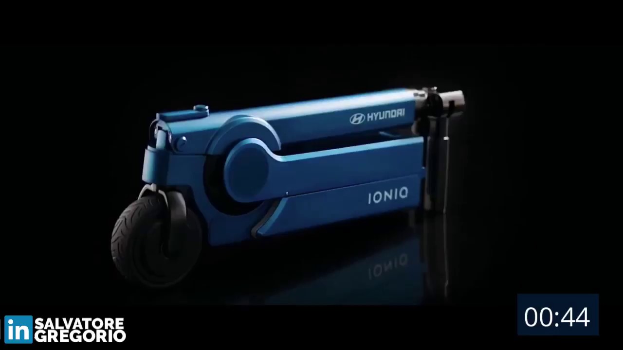Hyundai IONIQ Scooter: monopattino elettrico ripiegabile