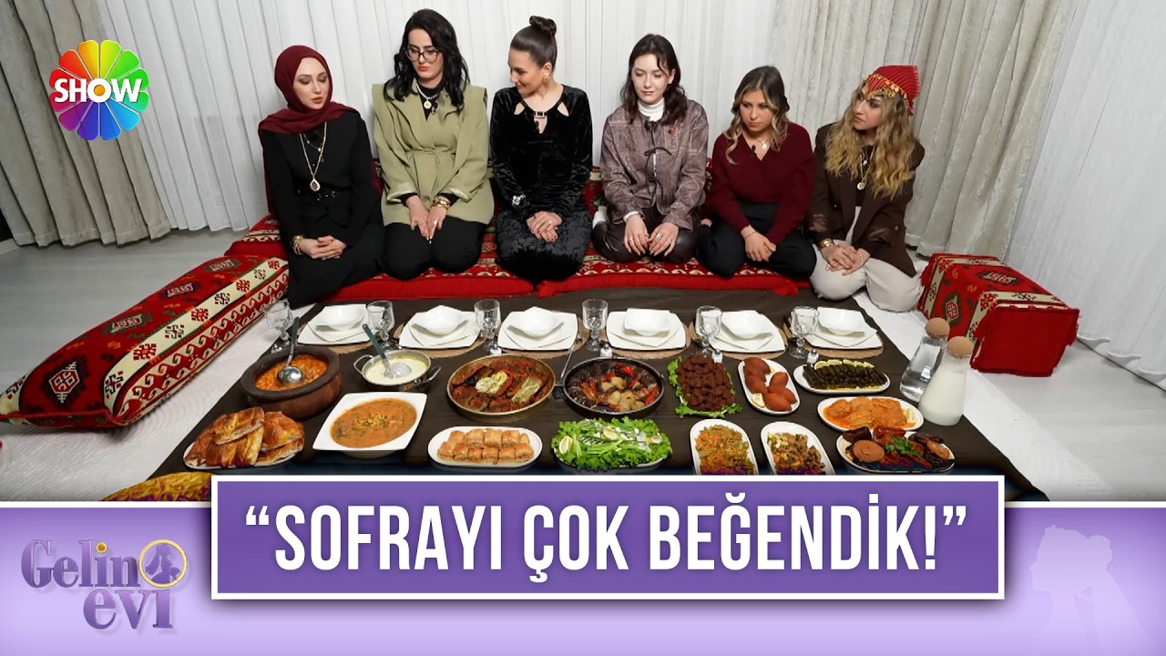 Şura Gelin'in yemek sofrası gelinlerin dikkatini çekti! | Gelin Evi 1678. Bölüm