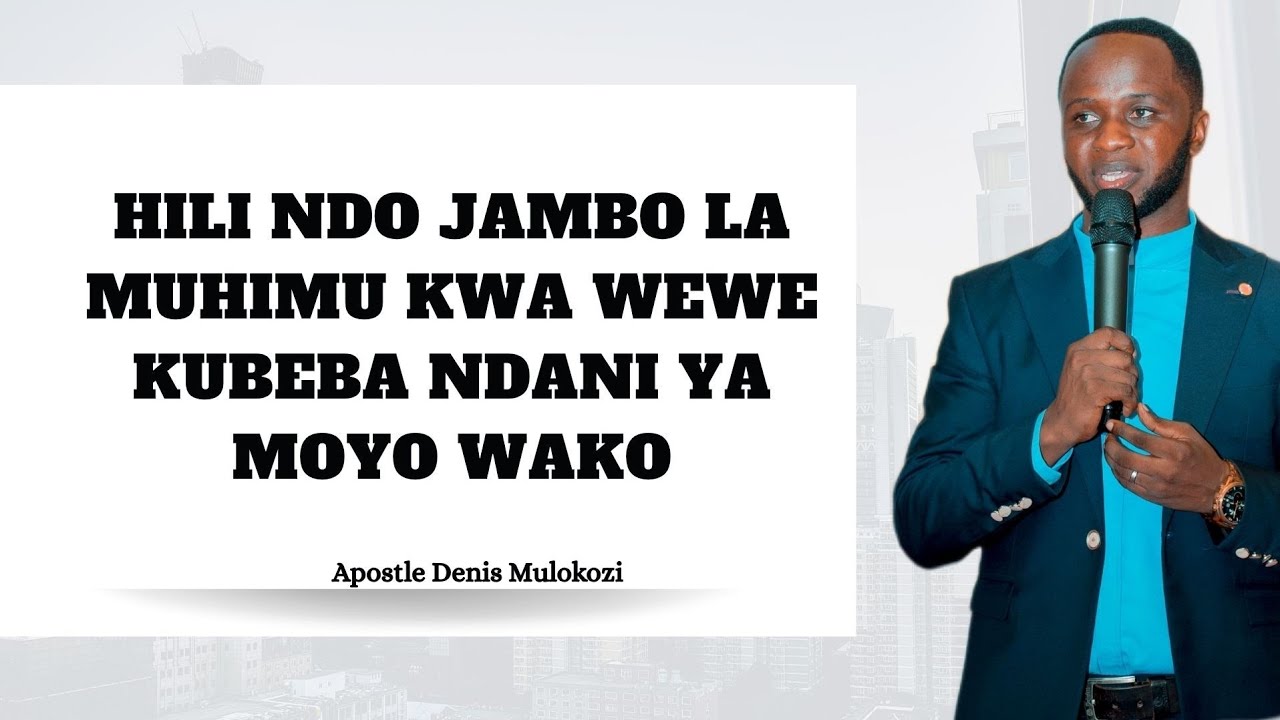 HILI NI JAMBO LA MUHIMU SANA KULIBEBA NDANI YAKO...|| Apostle Denis Mulokozi || CRCN