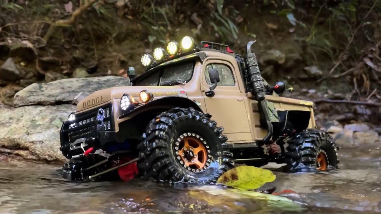River Arakawa cruising Ⅱ  1/10 scale  crawler  RC track   Dodge Power wagon