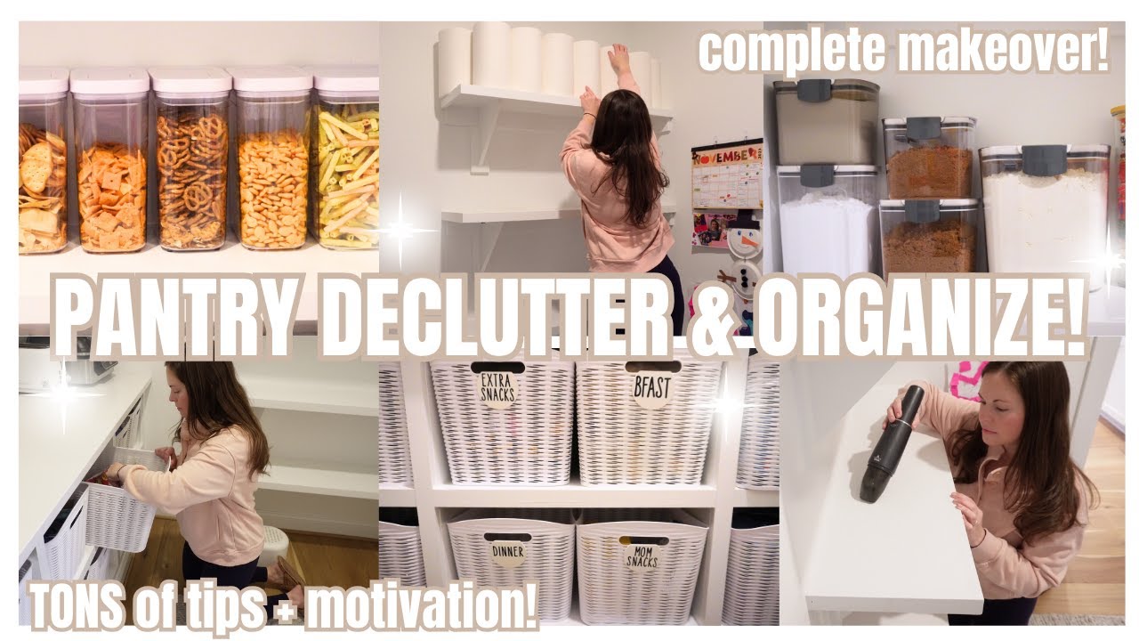 DREAM PANTRY 2023! KITCHEN ORGANIZATION MOTIVATION 2023 + 2023 PANTRY ORGANIZATION + DECLUTTER!
