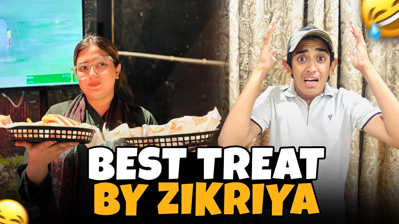 Best Treat By Zikriya 😍 || Sahar Zikriya Sa Naraz ☹️ || Dinner Ka Bill Kitna Ban Gaya 🙀