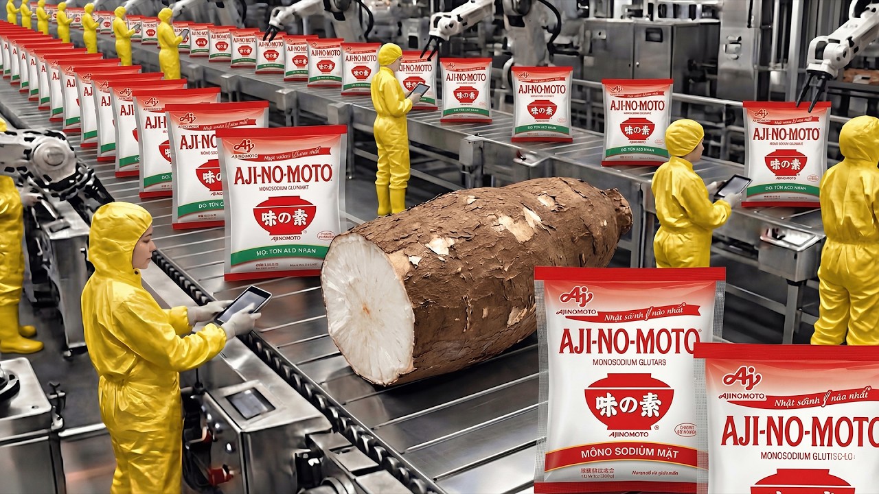 How It's Made: MSG Mass Production Inside a Giant Food Factory A Food Manufacturing Documentary