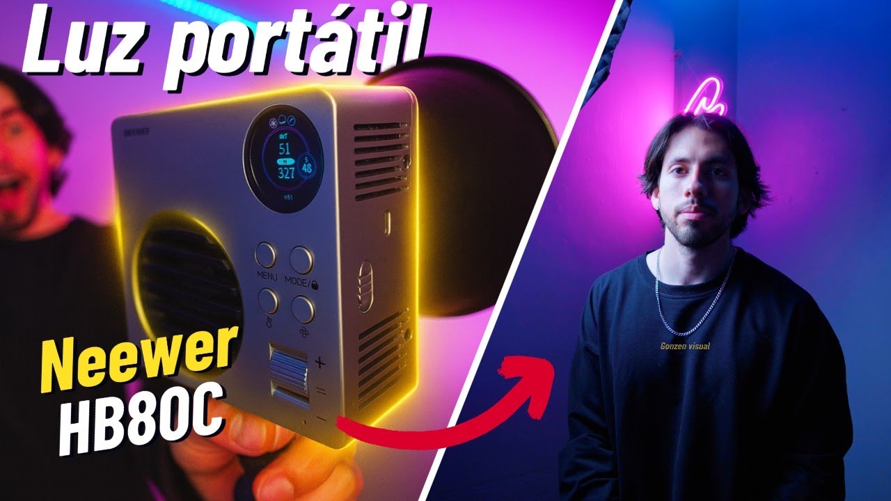La mejor Luz para crear contenido | Neewer HB80C