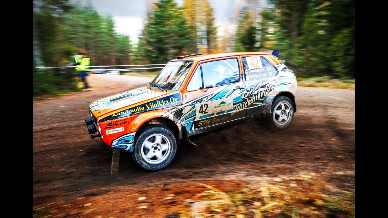 Hakevuori ralli 2024_Tikanmäki- Hartikainen_Golf Mk1 GTI-75