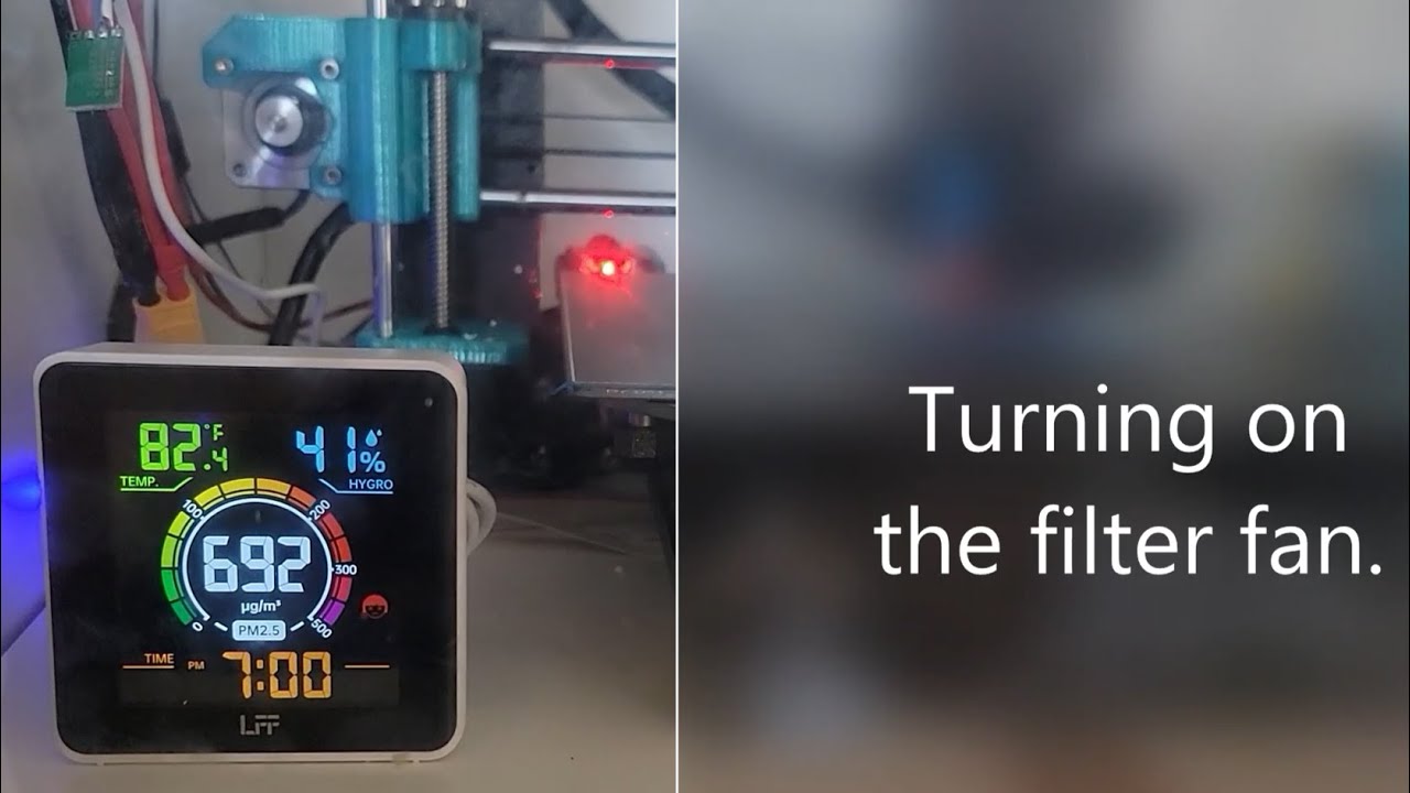 Particulates during 3d prints and Hepa filter in enclosure