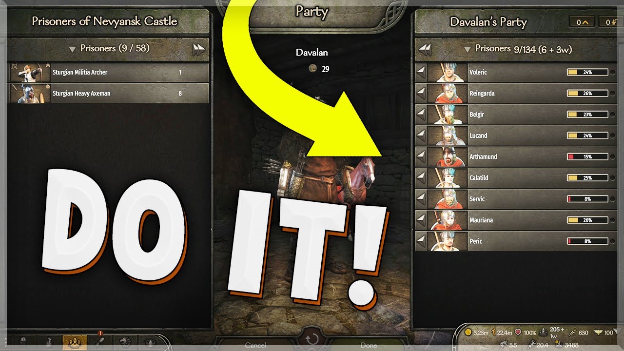 СДЕЛАЙТЕ ЭТО, чтобы повысить уровень Обаяния в Bannerlord! (Краткое руководство)