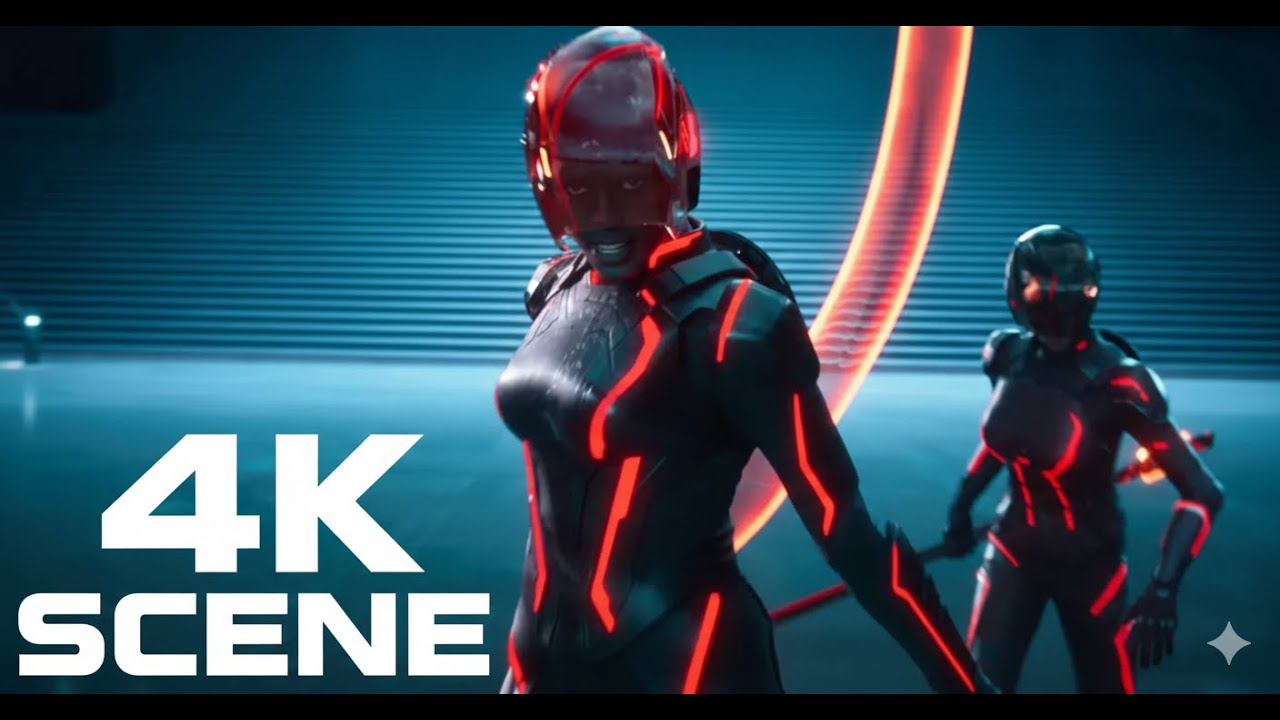 Tron Ares Programs Fight Scene | TRON: ARES (2025) Movie Clip [4K] | Nine Inch Nails - Infiltrator
