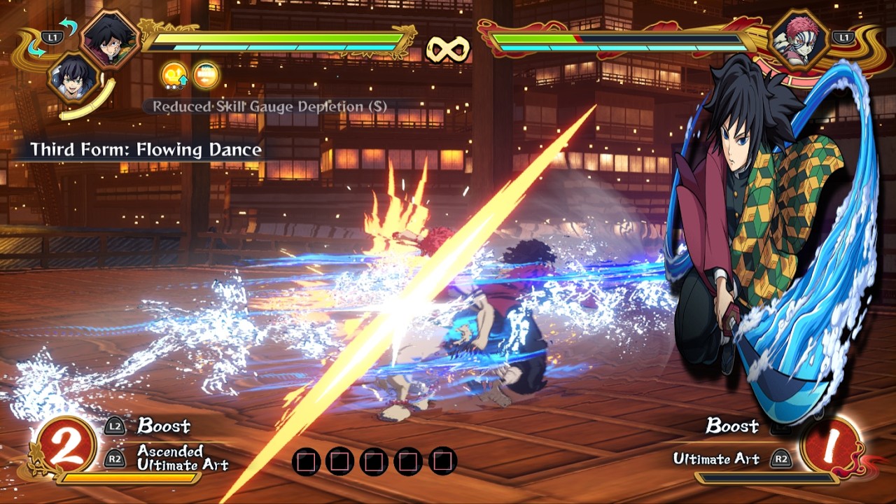 Giyu Infinity Castile Compelite Moveset Demon Slayer Kimetsu no Yaiba The Hinokami Chronicles 2