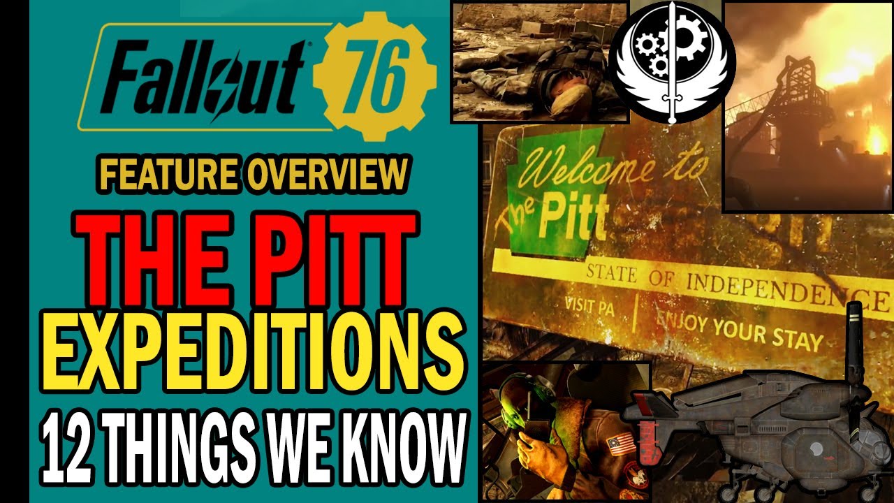 Expeditions: The Pitt (New MAP🗺️ for 2022) - 12 Things We Know So Far! | Fallout 76