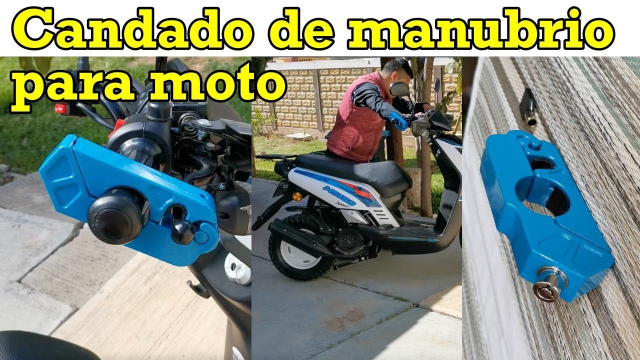 Candado para moto.