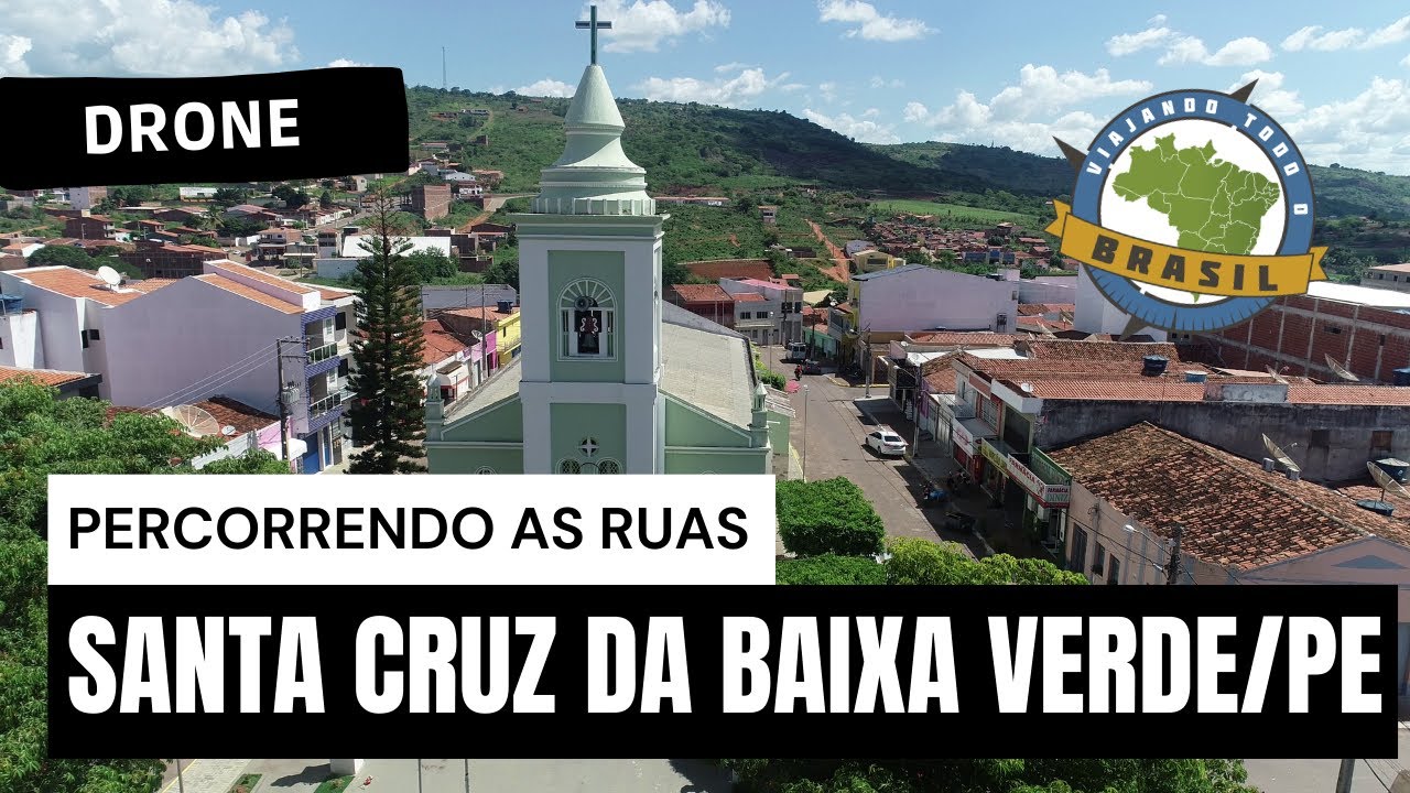 Santa Cruz da Baixa Verde/PE - Drone - Viajando Todo o Brasil