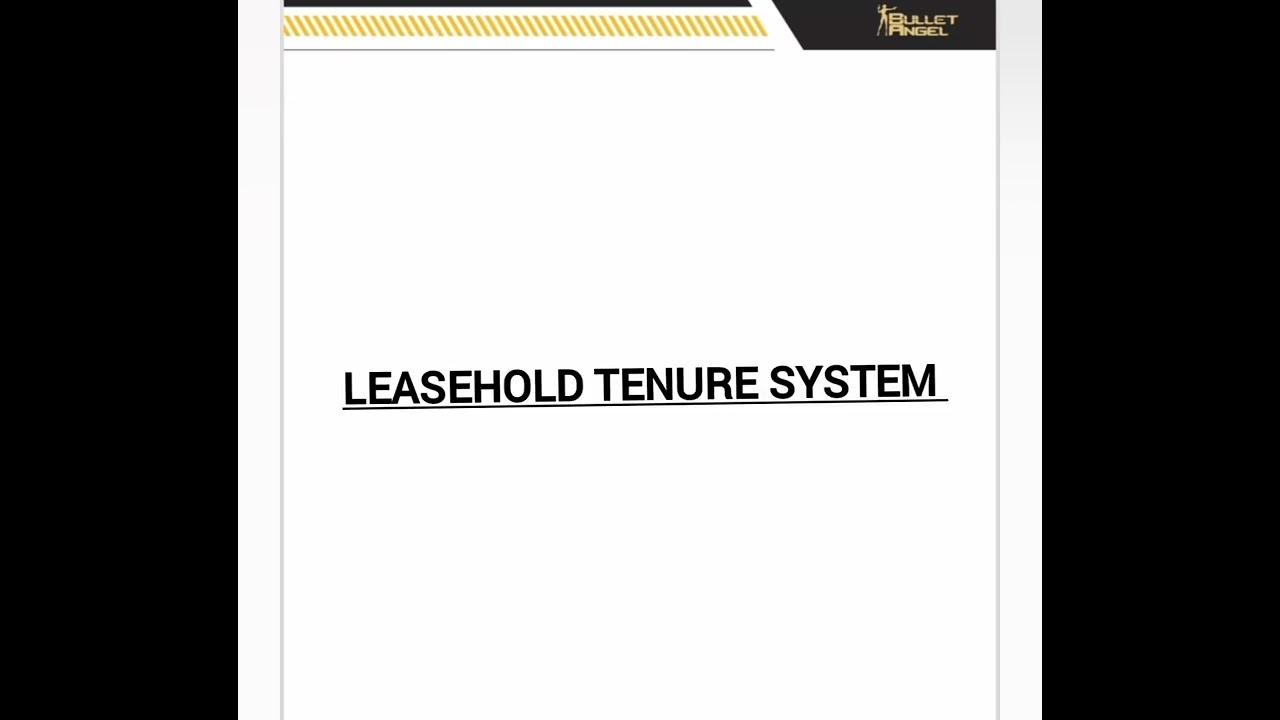 Land Tenure Systems in Uganda - Freehold, Leasehold and Mailo Tenure system.