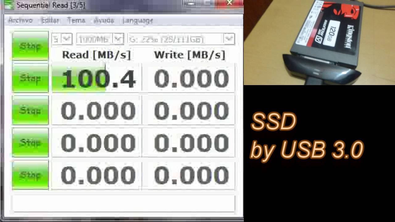 Kingston SSDnow V300 (120GB) instalation and benchmark