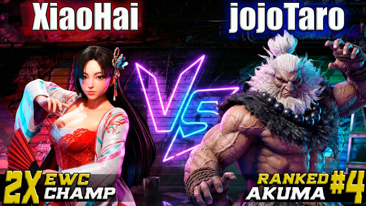 XiaoHai (Mai) vs Jojotaro (Akuma) ▰ 100% PURE OFFENSE! | SF6