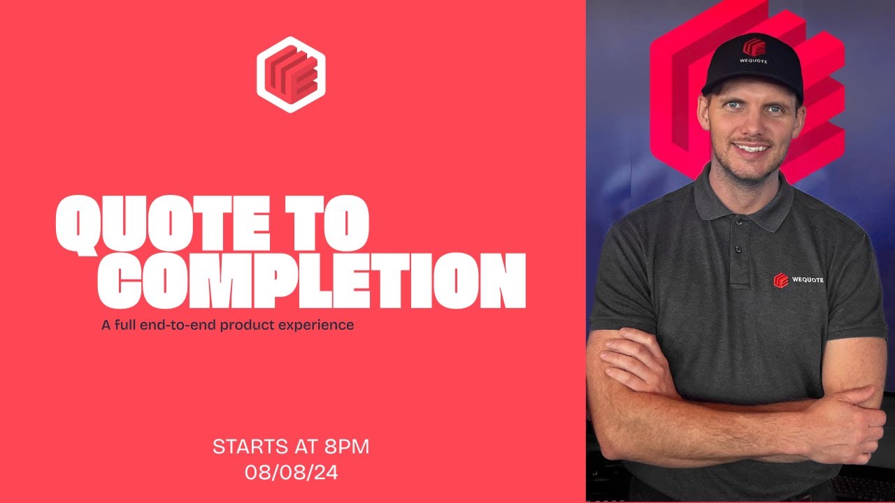 QUOTE TO COMPLETION: LIVE ANNOUNCEMENT - WeQuote