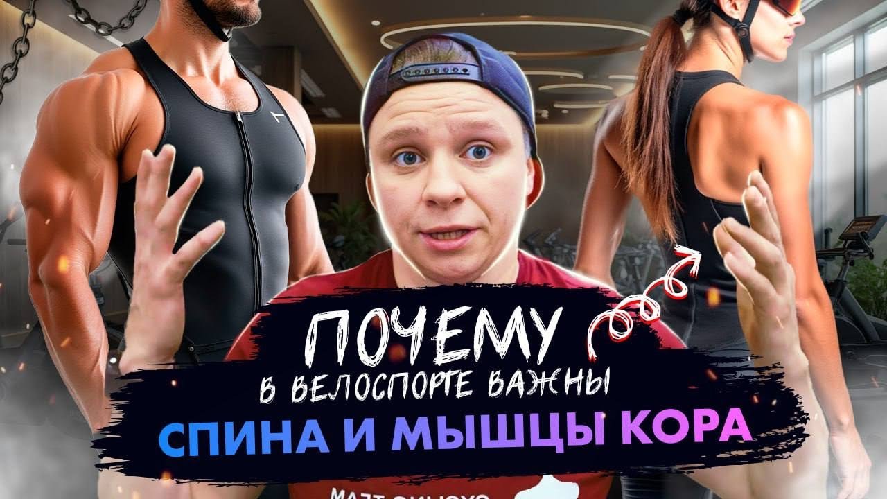 Почему в велоспорте так важна спина и мышцы кора ?!