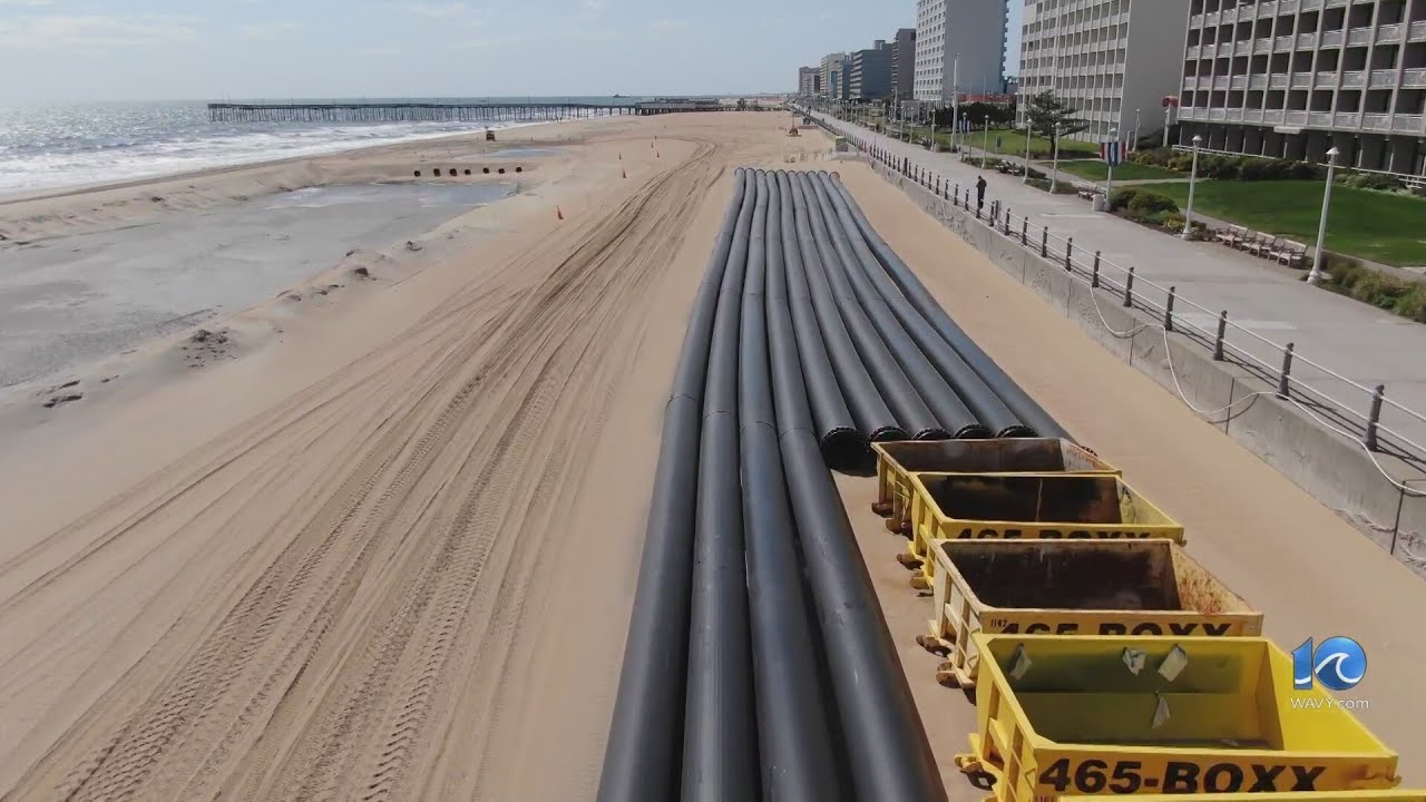 Beach replenishment project at VB Oceanfront paused