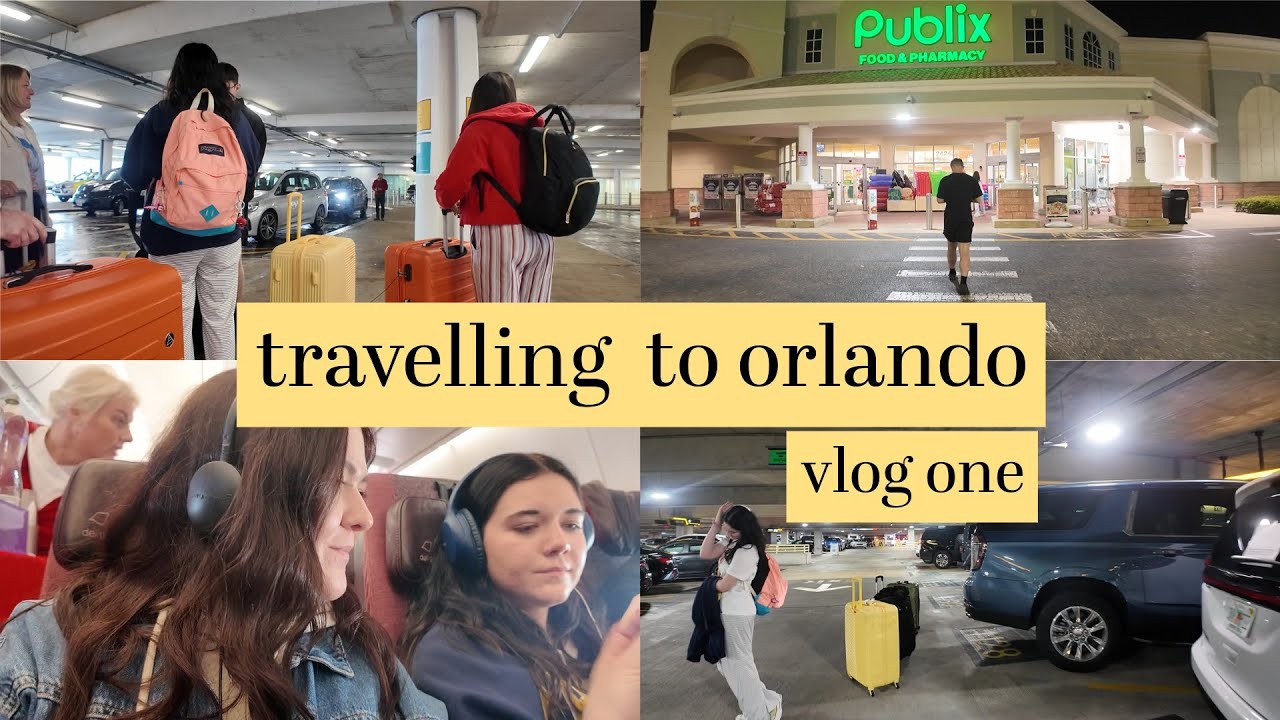 TRAVELLING TO FLORIDA 2025 day one | TheScottishSisters