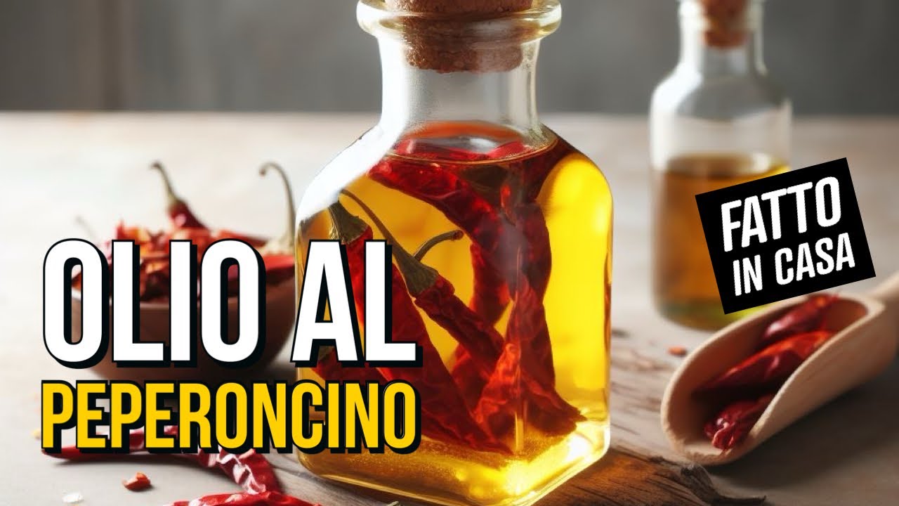 🌶️ Come fare l'OLIO AL PEPERONCINO in pochi passi