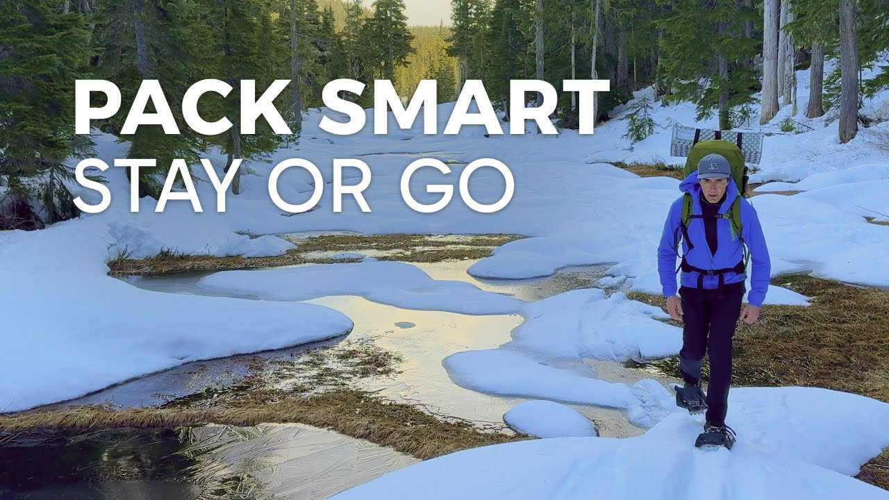 Packing Smart Matters | Winter Camp and Hiked Out in the Dark
