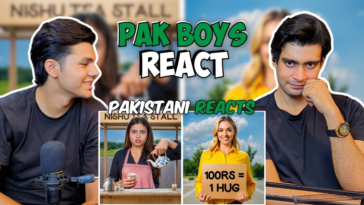 Pakistani Boys Reacts On Who can make the Most Money in 1 Hour VS Foreigner Woman