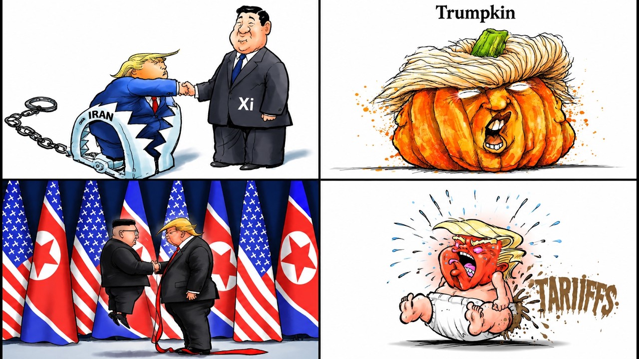Эти политические карикатуры на Трампа говорят то, о чем думают все 🤔🎭 | 6 ОКТЯБРЯ