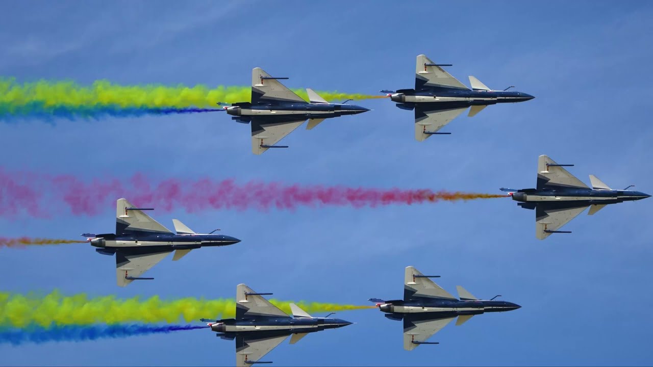 China&rsquo;s August 1st Aerobatic Team Spectacular Flight Performance