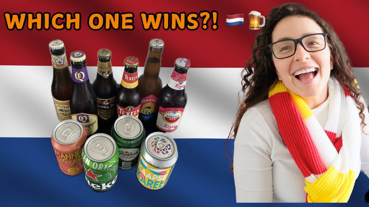 🇺🇸 American Tries 10 Dutch Beers for the First Time! 🇳🇱🍻 (Which One is the Best?!)