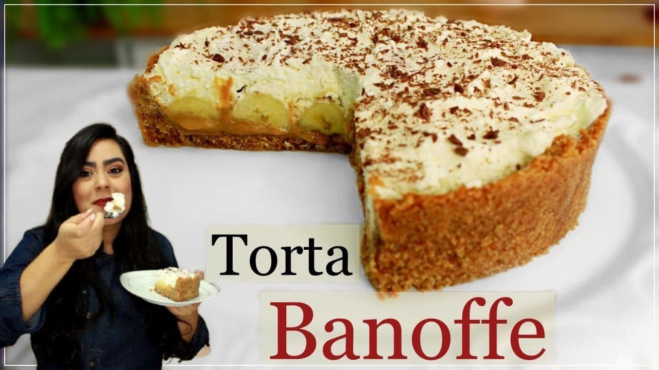 Receita de Torta Banoffe (Banana e Doce de Leite) | Luana Angeli