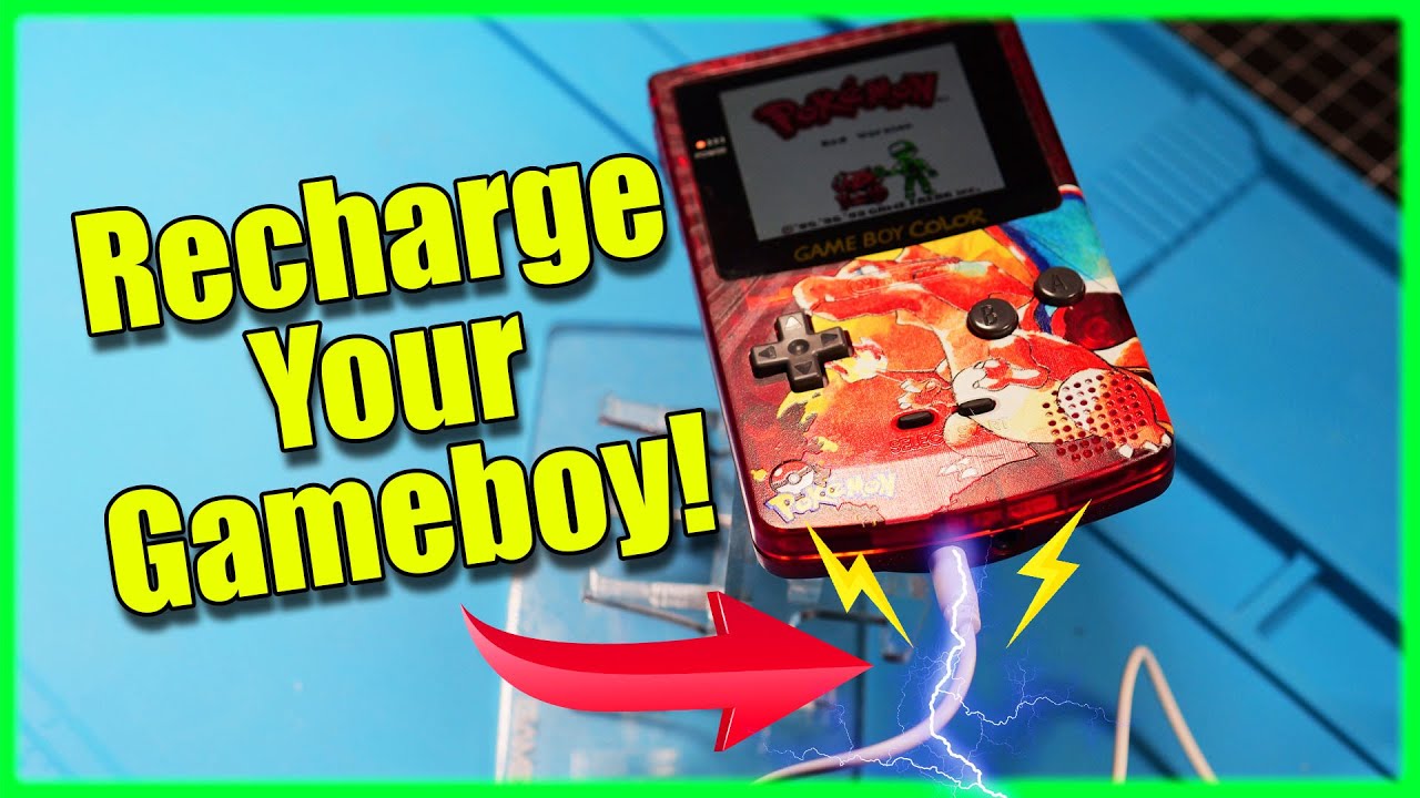NEW Rechargeable Battery Mod for the Gameboy Color 2022