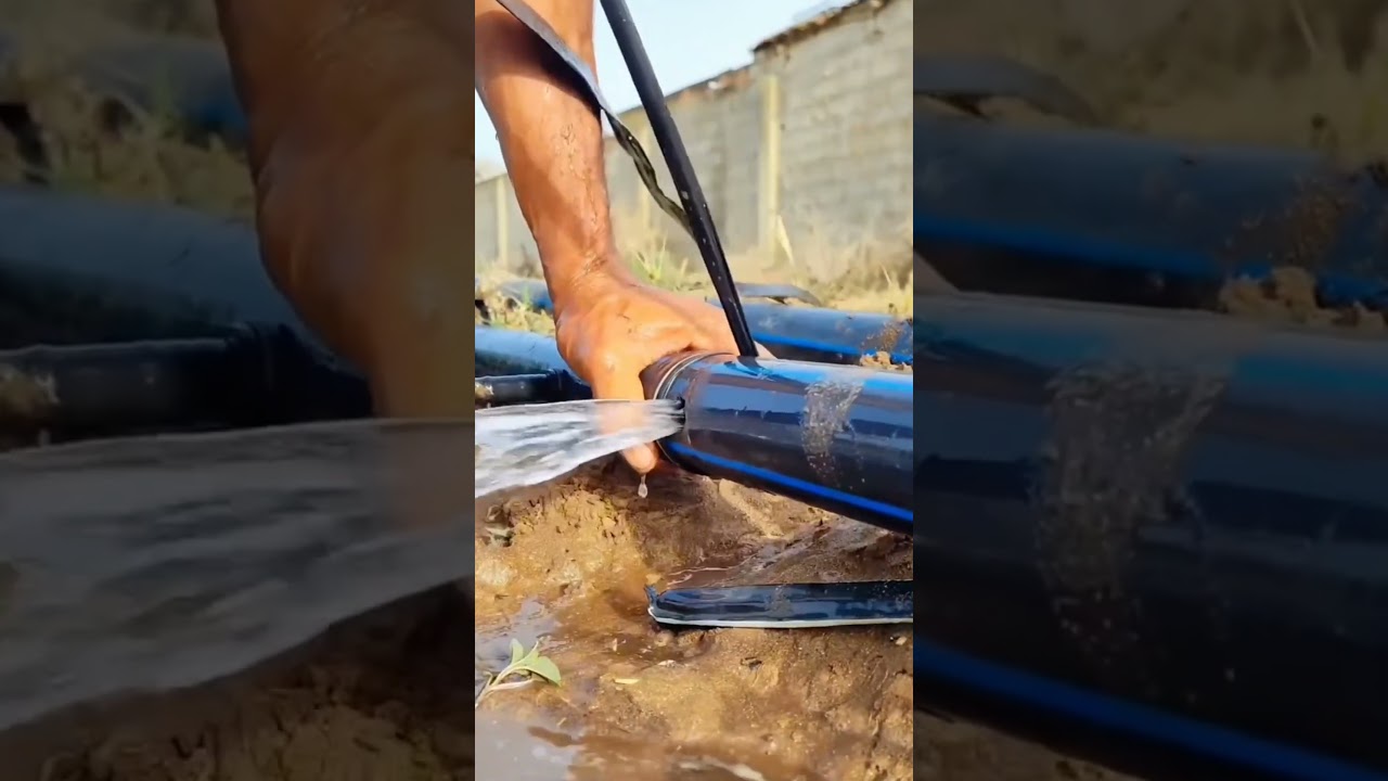 how to repair pipe leak of water
