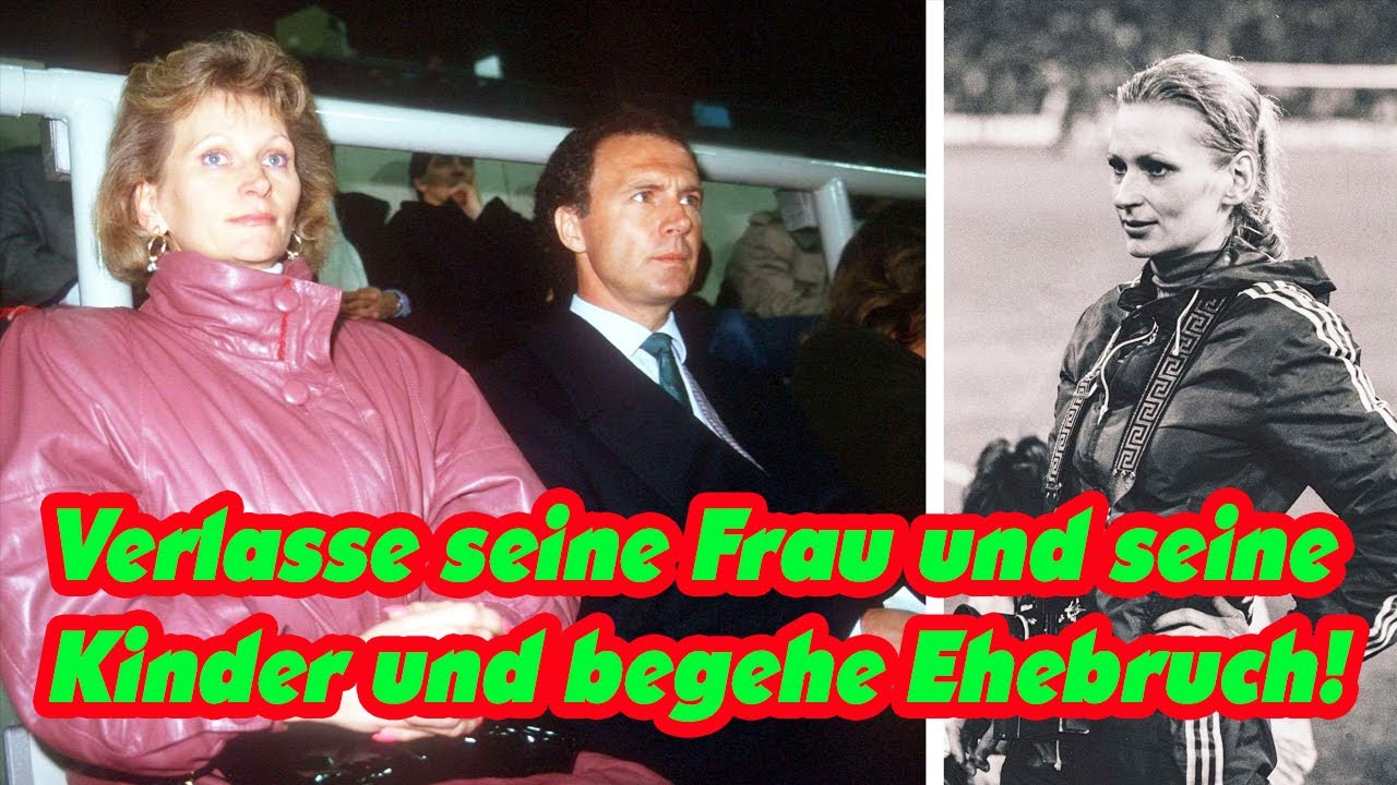 Franz Beckenbauer verließ einst Frau und Kinder für eine andere Frau