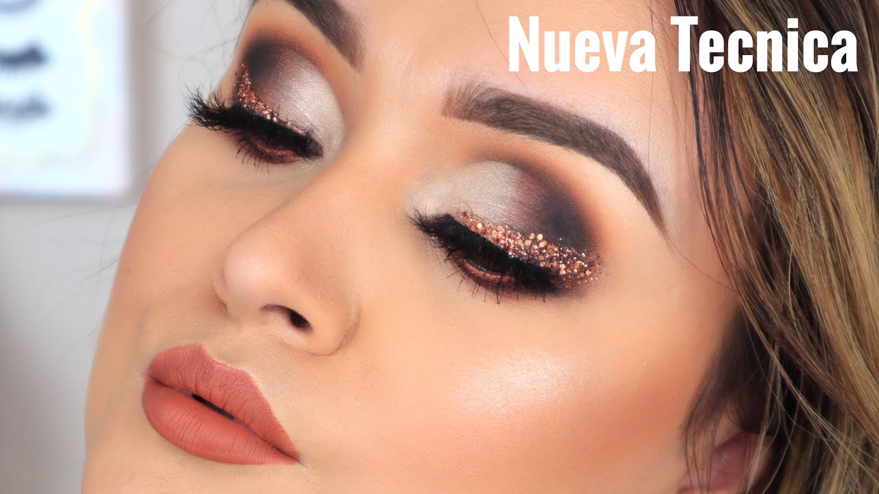 DELINEADO CON GLITTER DIFUMINADO | NUEVA TENDENCIA | Monika Sanchez