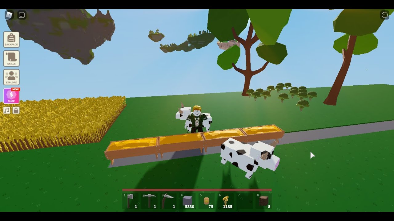 Roblox : Islands - How To Feed And Auto Feed Food the Animals?