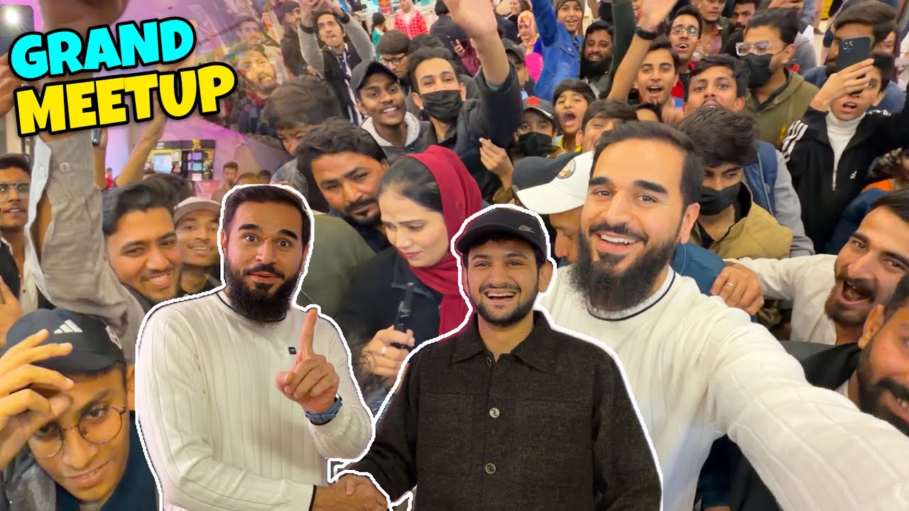 FIRST TIME GRAND MEETUP WITH ALL YOUTUBERS 😍