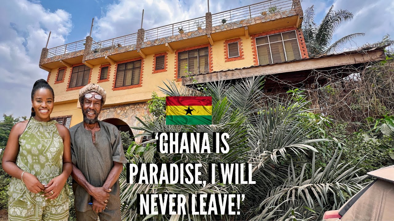 JAMAICAN MOVED FROM THE UK TO GHANA 34YEARS AGO AND BUILT HIS OWN HOME AND BUSINESS