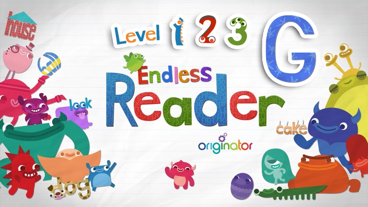 Endless Reader Letter G - Sight Words: GAME, GET, GIVE, GO, GOOD, GOES, GOT, ... | Originator Games